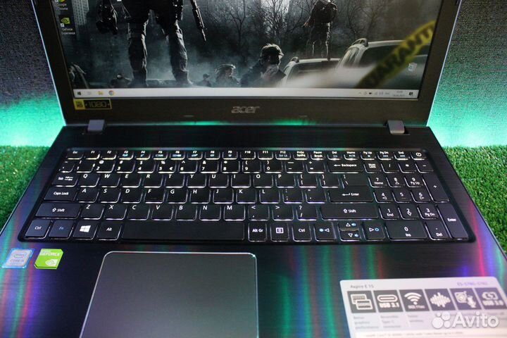 Игровой ноутбук Acer Aspire E5-576G i5/MX150/16G