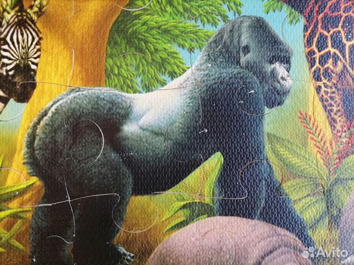 Детский развивающий коврик пазл