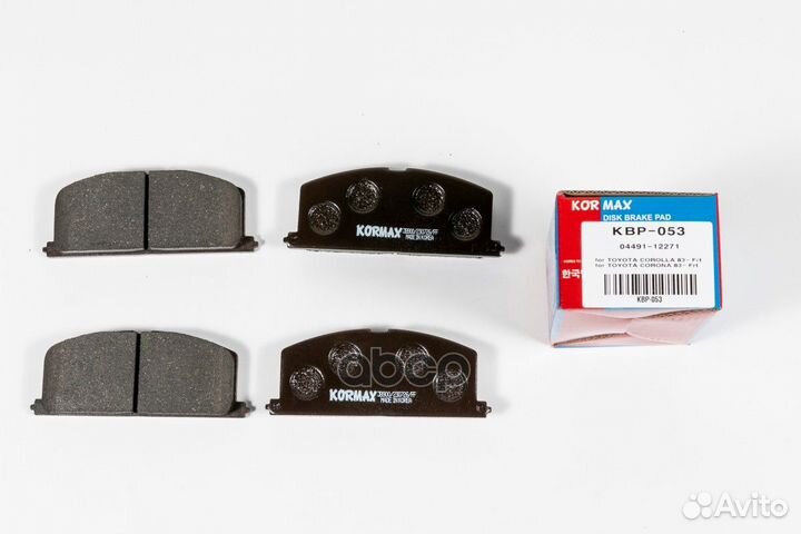 Колодки тормозные, передние D2023 KBP053 kormax