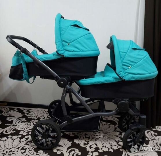 Коляска для двойни 2в1
