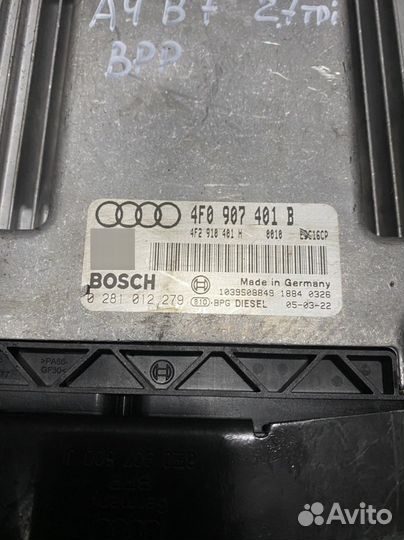 Эбу 4F0907401B Audi A4 B7 2.7tdi BPP