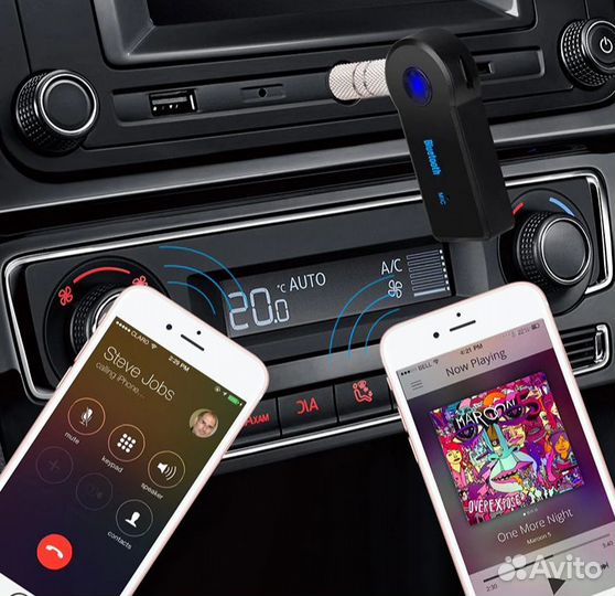 Беспроводной блютуз адаптер, новый