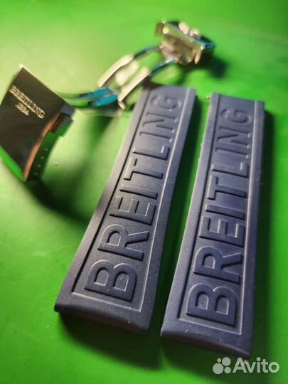Ремешок Breitling 24 синий