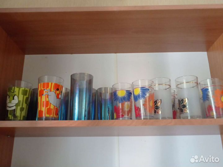 Стеклянные стаканы герои из мультика шрек