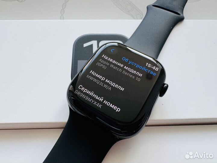 Apple Watch 10 46mm Black M/L 2024
