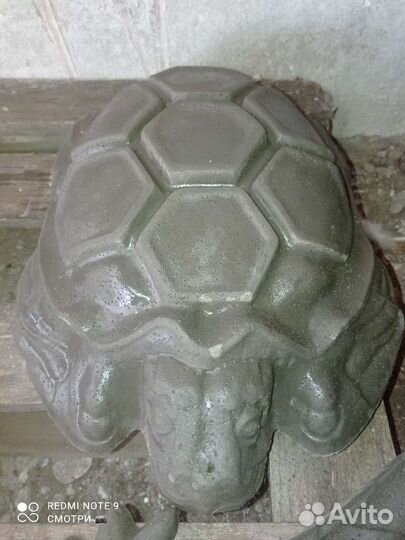 Черепаха,крокодил из бетона