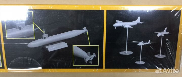 Крейсер Адмирал Нахимов+USS Dallas Dragon 1/700