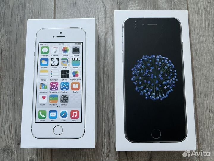 Коробки iPhone 5s, 6