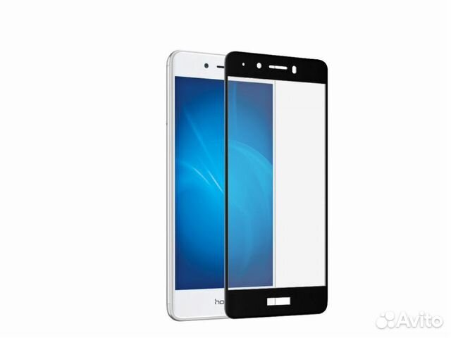Стекло для Huawei Honor 6C/6S 2D (черный)