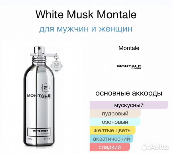 Парфюм White Musk Montale оригинал