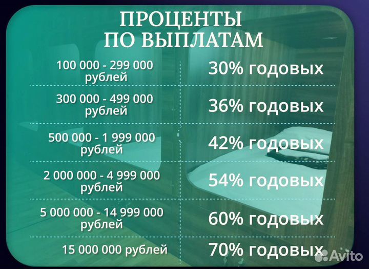 Доход от сети хостелов с гарантией