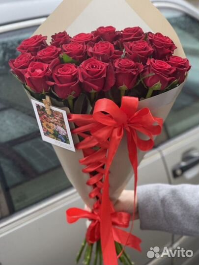 Букет из роз живые