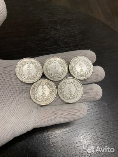 Монеты серебро Япония