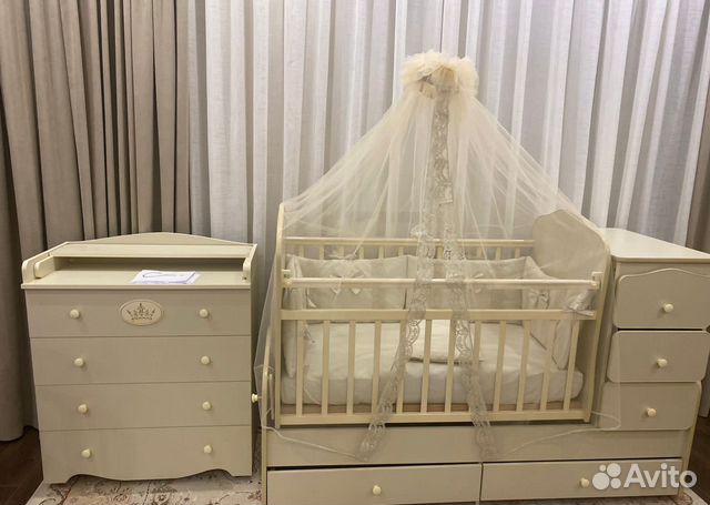 Детская кроватка трансформер новая