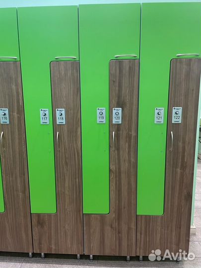 Шкафчики с системой электронных замков Gantner