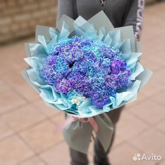 Букет из диантусов Доставка цветов Диантус