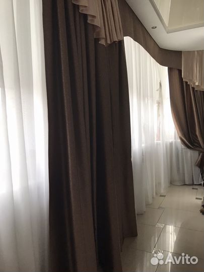 Комплект штор и тюль