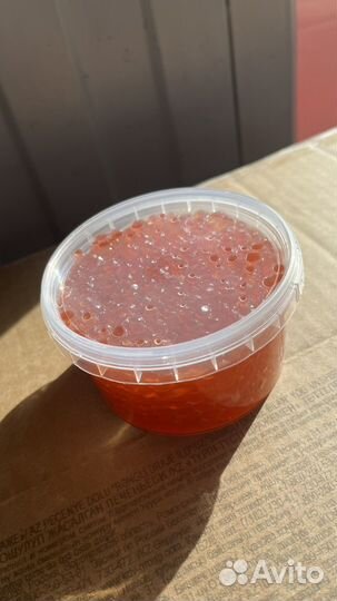 Красная икра горбуши, кеты, форели