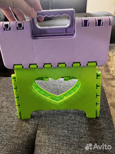 Стульчик детский складной пластмассовый