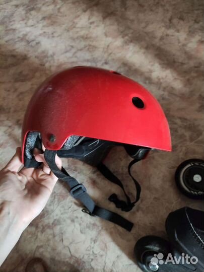 Роликовые коньки с защитой 40