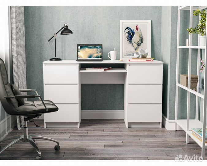 Стол Мори мс-2 белый