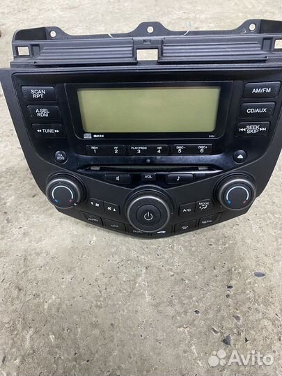 Магнитола для honda accord 7