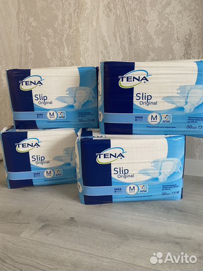 Памперсы для взрослых размер m по 30 штук