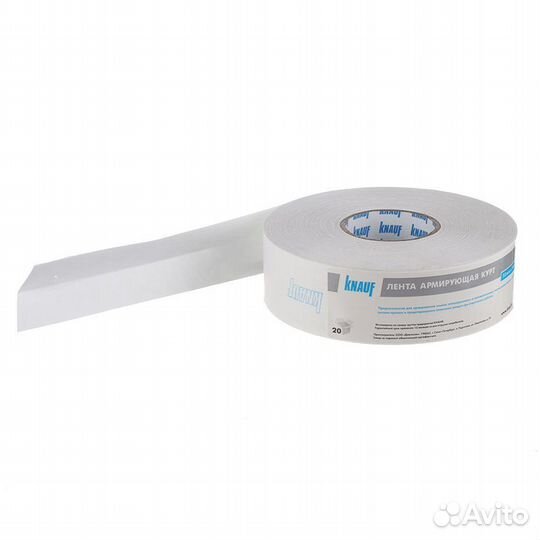 Лента бумажная для швов гкл Курт 52 мм 75 м с арми