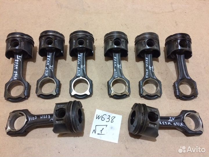 Поршень с шатуном Mercedes Vito W638 2.2 CDI М611