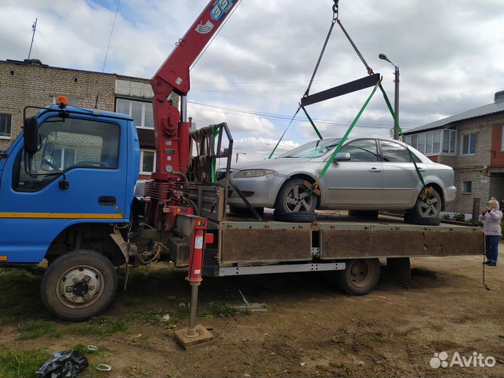 Услуги манипулятора Isuzu с кму unic