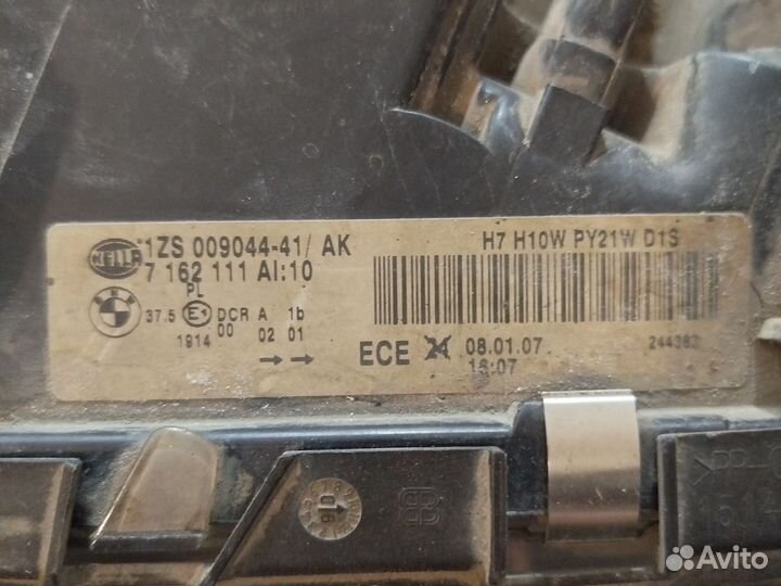 Фара левая BMW 7 E65 E66 рест
