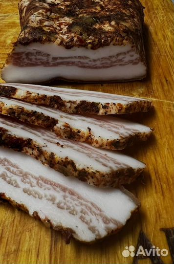 Сало соленое со специями