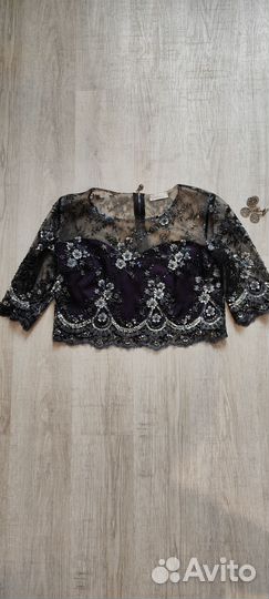 Шикарный вечерний женский костюм, 48 размер