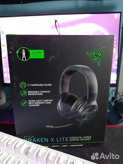 Проводные наушники razer kraken x lite