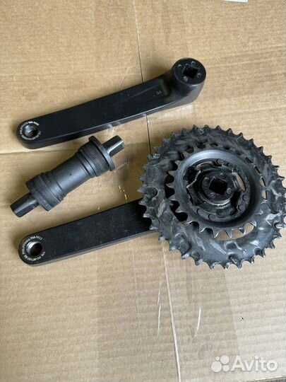 Шатуны shimano altus MT101