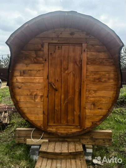 Баня бочка 3,5м
