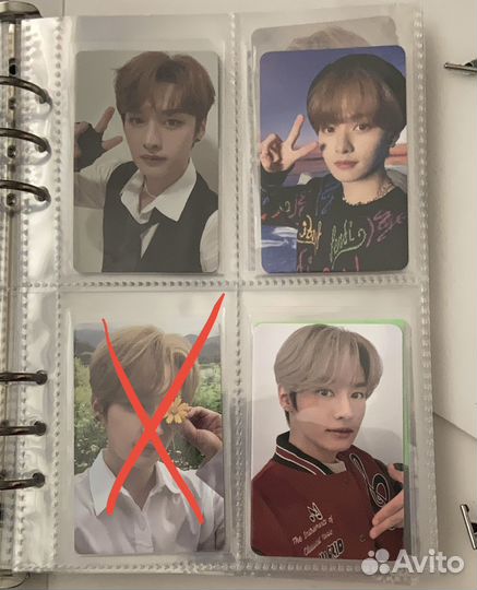 Карты stray kids минхо k-pop