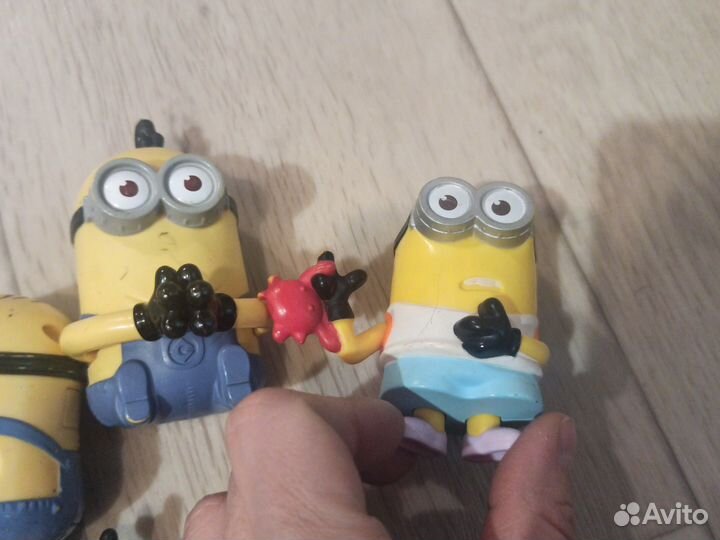 Фигурки миньонов из Макдональдса пакетом 8 штук