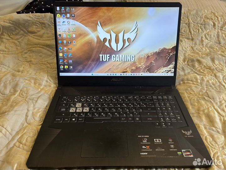 Игровой Asus FX705d hdd1tb/ssd256gb