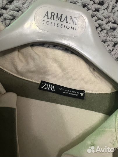 Толстовка поло свитшот лонгслив zara S