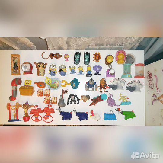 Игрушки из макдональдса и бургер кинга кунг-фу пан