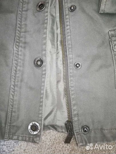 Куртка/ветровка женская джинсовая. 44-46. Цвет хак