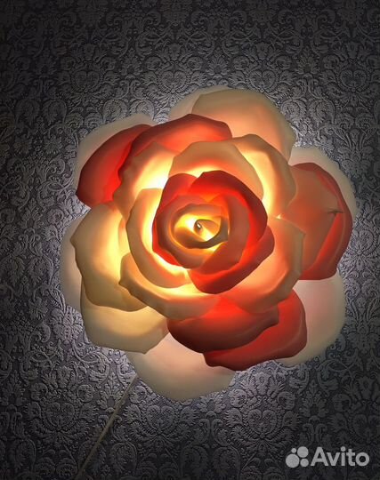 Настенный светильник «Роза»