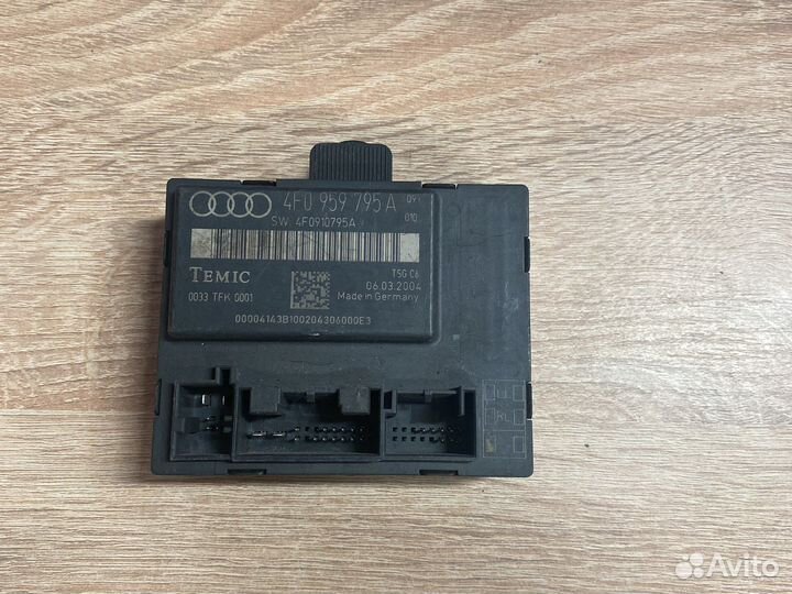 Блок управления двери Audi A6 4F0959795A