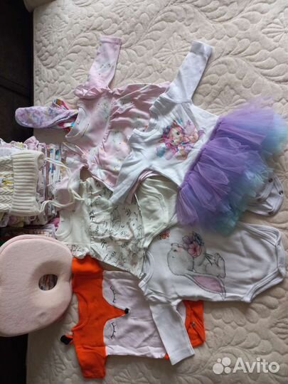 Вещи пакетом на девочку от 0 до 1 года