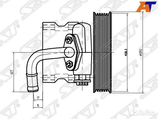 Насос гур suzuki forenza