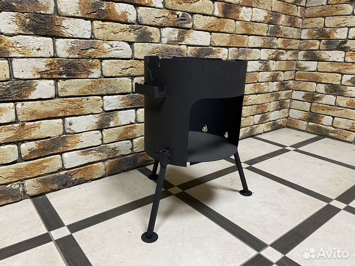 Печь очаг под казан печка тренога