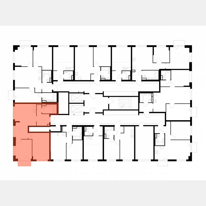 2-к. квартира, 60,3 м², 12/16 эт.