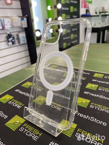 Чехол прозрачный с MagSafe для iPhone 11