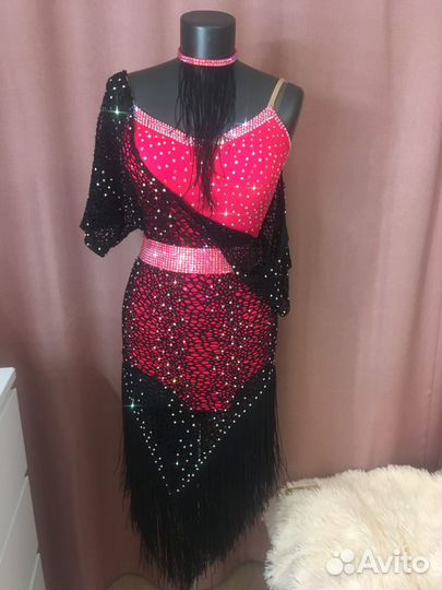 Платье для спортивных бальных танцев LA